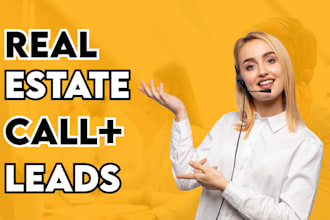 be your cold caller for real estate cold calling