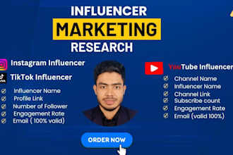find youtube influencer and instagram influencer leads for influencer marketing