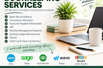do bookkeeping cleanup xero sage qb zoho