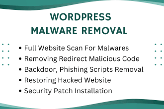 do wordpress malware removal, clean malware, fix hacked wordpress website