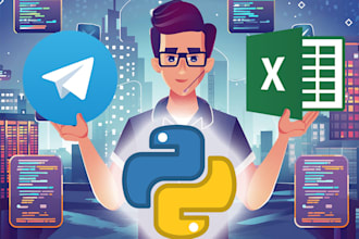 create your program in python to manage data to and from excel