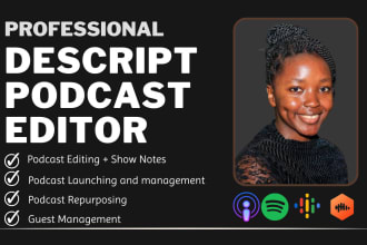 edit your podcast in descript or adobe audition
