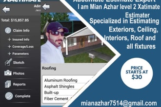 create an xactimate estimate for your residential project