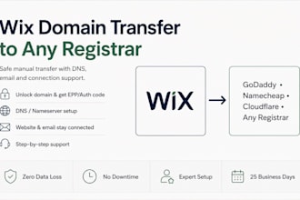 transfer your wix domain to any registrar