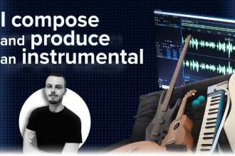 compose and produce pop, indie or electro instrumental