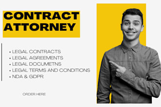 your contract lawyer to draft contracts and agreements