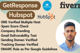 fix getresponse and hubspot emails going to the spam and improve deliverability