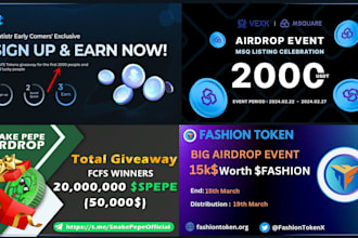 design an outstanding airdrop banner