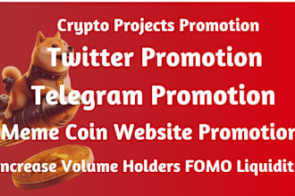 telegram meme coin, meme coin website promotion boost volume, holders, liquidity