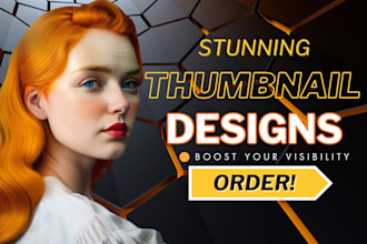 design stunning thumbnails for your gig and youtube channels