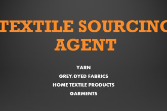 be your textile sourcing agent from pakistan and china