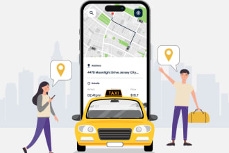 develop ride sharing app, e scooter app, taxi booking app, car pooling app