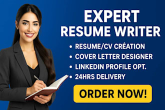write a professional resume, cover letter, aerospace and  linkedin optimization