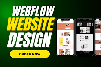 be your webflow developer for webflow design webflow website and webflow