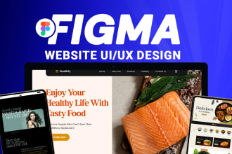 do website design figma, figma website design, figma landing page, website UI UX