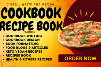 write pet recipes cookbook writer, recipe creation meal plan, food blog