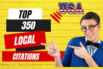 do top 300 USA local citations and directory submission