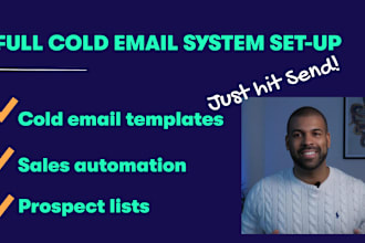set up b2b lead generation, sales, prospecting, cold outreach systems in 4 days