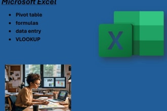 create pivot table and apply formulas for data entry