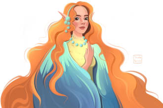 draw a stylized portrait for you