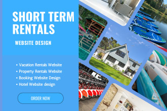 build short term rental website, property, vacation rental, short term rental
