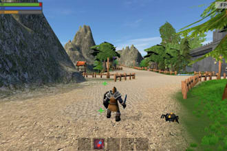 design 3d environmental unity game, 3d model game, multiplayer 3d game