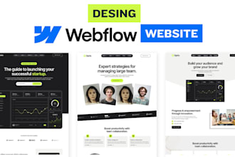design and redesign webflow website