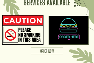 design yard sign, signage and billboard ad