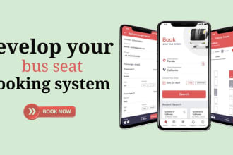 develop your online bus seat booking system website