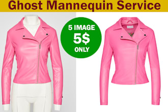 do ghost mannequin and neck joint editing for clothing photos quickly