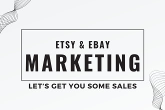 do etsy listing marketing, ebay promotion for etsy sales and ebay traffic