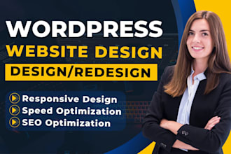 design, redesign, build, rebuild, clone, edit, fix wordpress site
