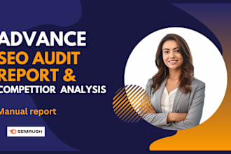do advanced SEO audit reports and competitor analysis for your website