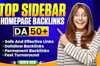 do sidebar blogroll premium homepage backlinks