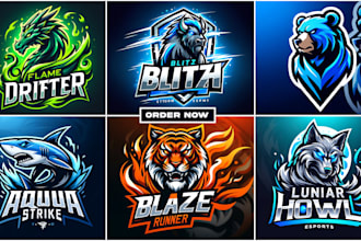 design gaming mascot logo design