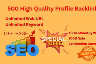 500 build powerful SEO link building,pr9 backlinks for your website