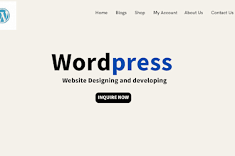 build a creative and modern wordpress website
