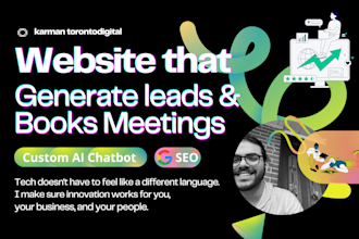 design a luxury website with ai chatbot for lawn care, hvac, solar that converts