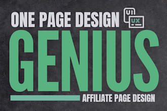 design a stunning landing page for clickbank products