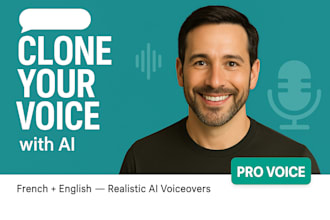 create a professionnal ai clone of your voice