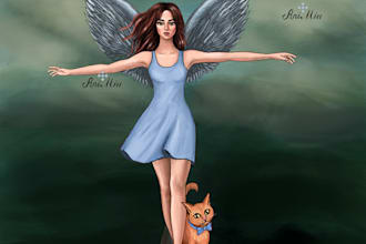 draw illustrations and digital arts