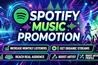 create and run advertising to promote your spotify music