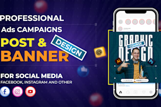 design attractive social media posts or ads campaigns