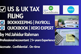 manage US bookkeeping, payroll and tax filing with perfectly