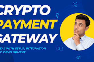 create crypto payment gateway, payment gateway for your website