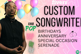 create custom songs, anniversaries, birthdays, jingles, and more