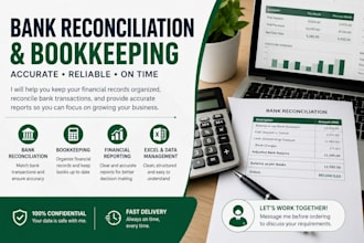 do bank reconciliation and bookkeeping using excel