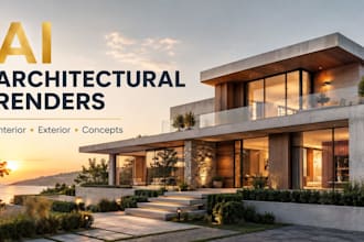 create realistic ai architectural renders