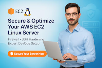 secure and optimize your AWS ec2 linux server with firewall and ssh