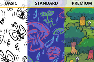 make seamless nature patterns